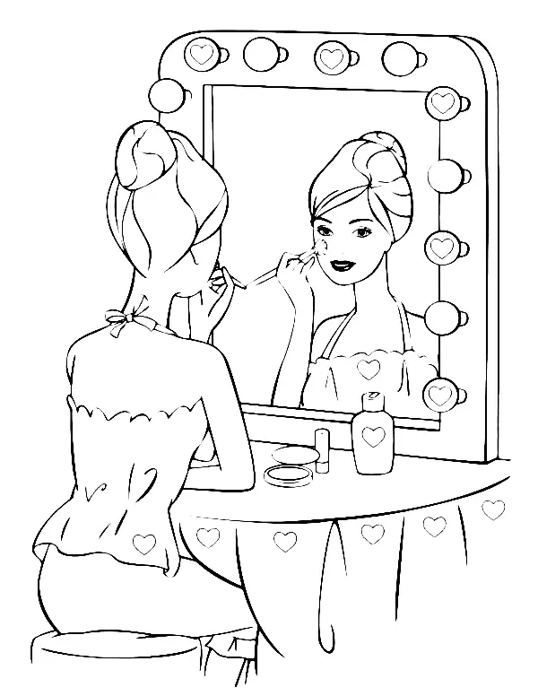 Barbie Coloring Pages 41