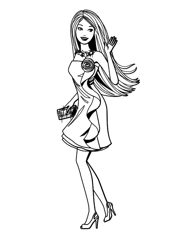 Barbie Coloring Pages 42