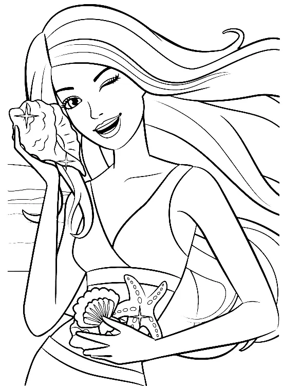 Barbie Coloring Pages 48