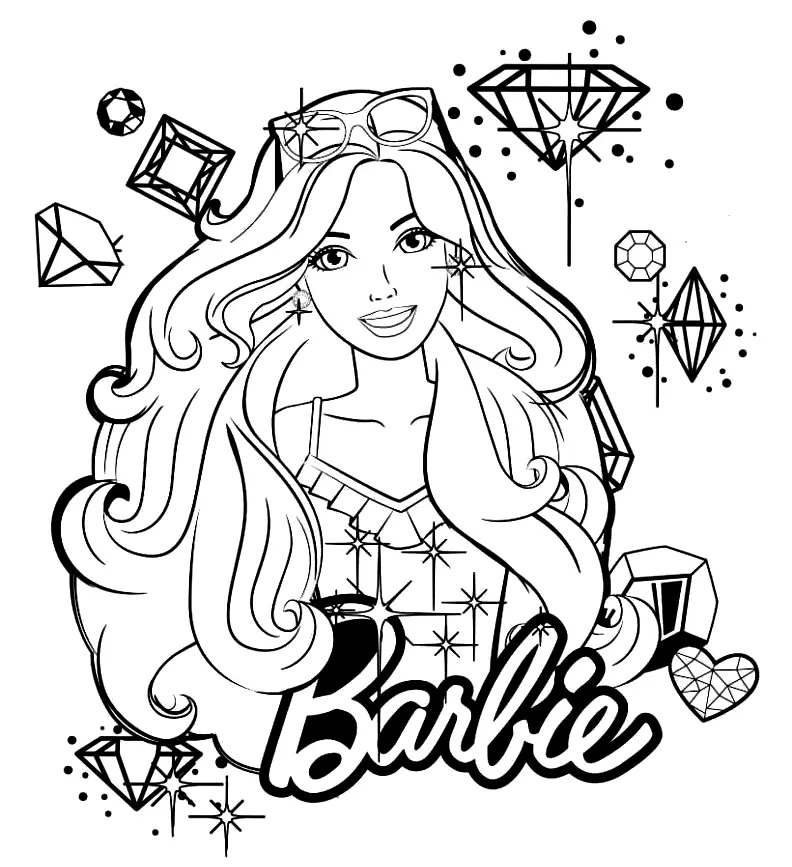 Barbie Coloring Pages 6