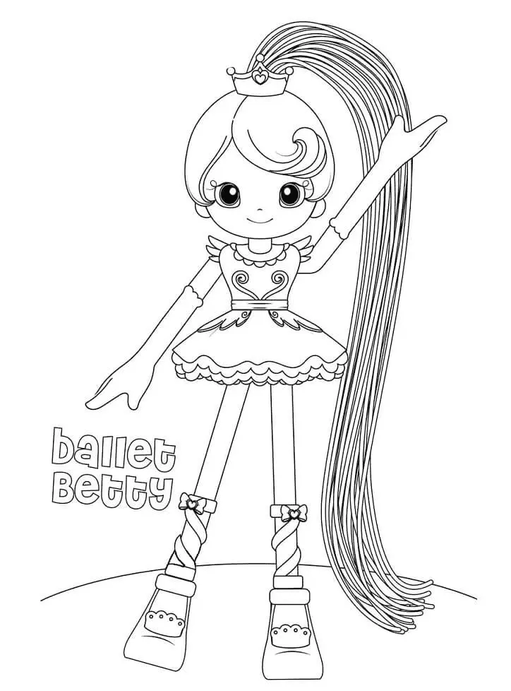 Betty Spaghetty Coloring Pages 18