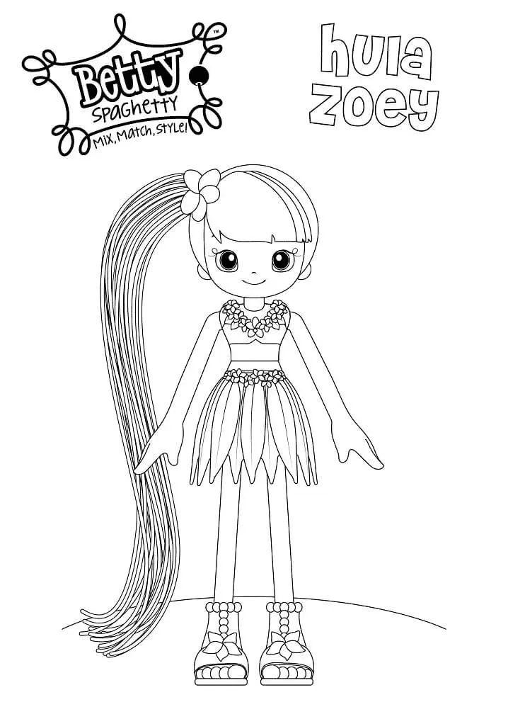 Betty Spaghetty Coloring Pages 26