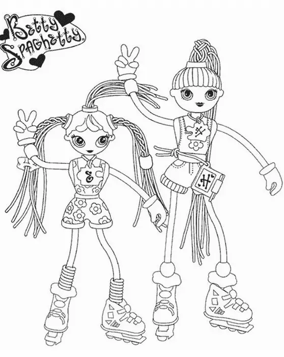 Betty Spaghetty Coloring Pages 4