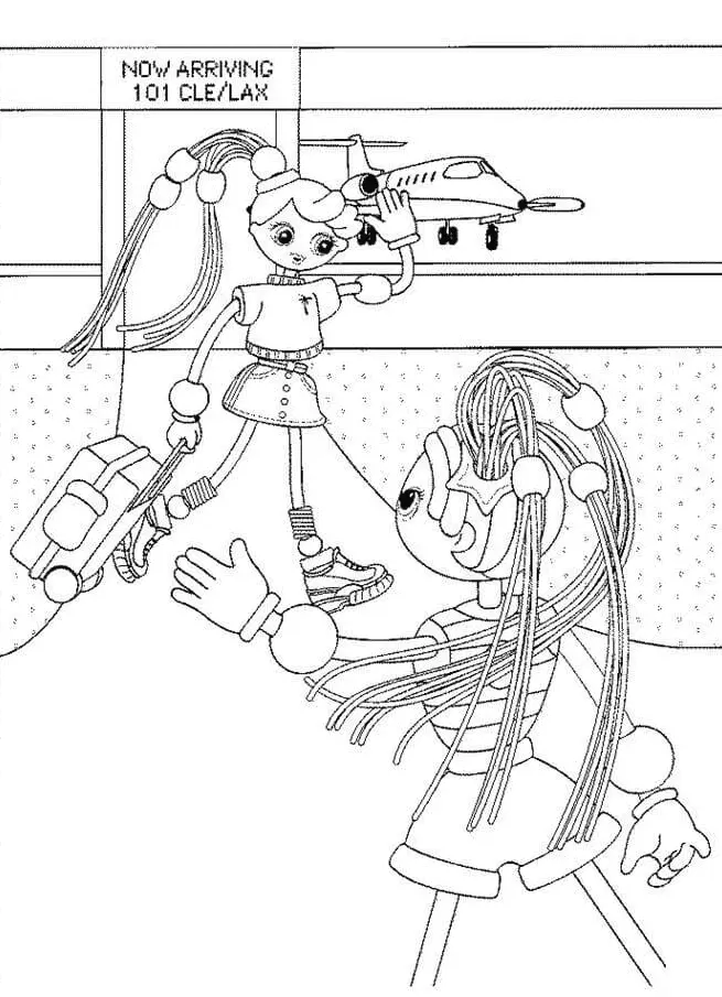 Betty Spaghetty Coloring Pages 6