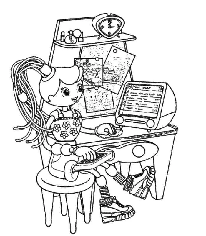 Betty Spaghetty Coloring Pages 9