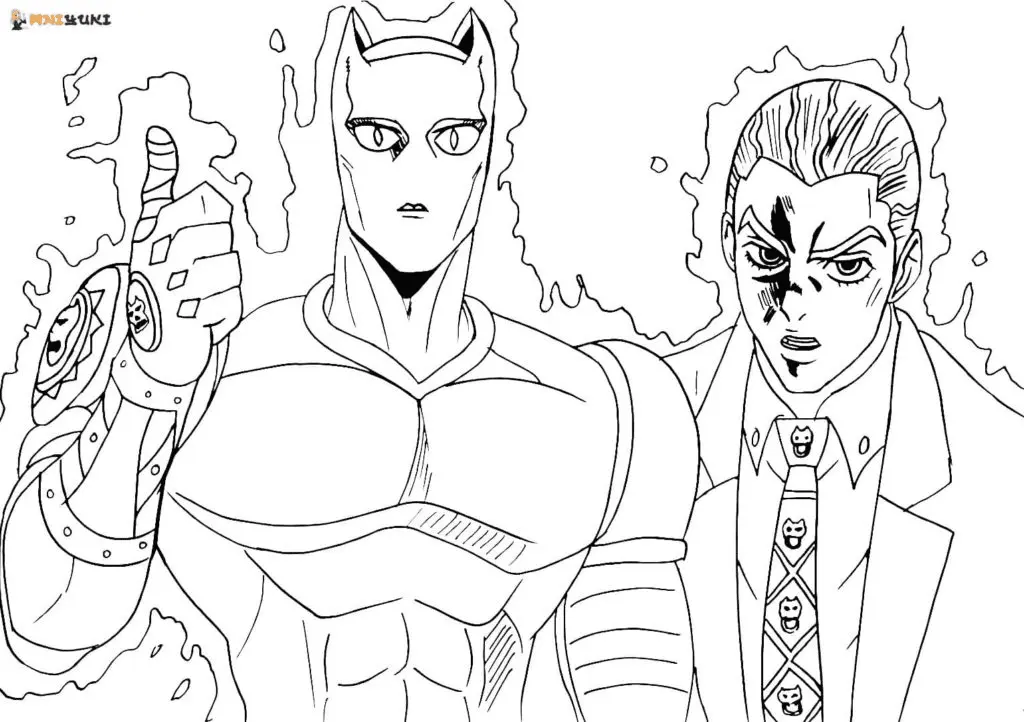 JoJo s Bizarre Adventure Coloring Pages 12