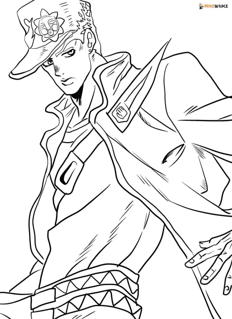 JoJo s Bizarre Adventure Coloring Pages 25