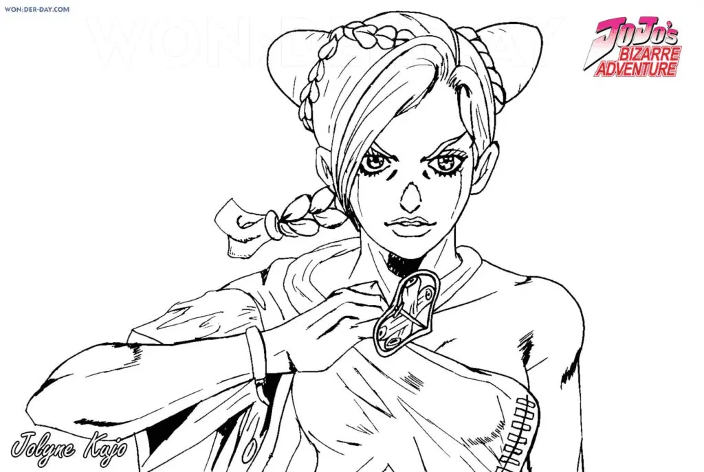 JoJo s Bizarre Adventure Coloring Pages 34