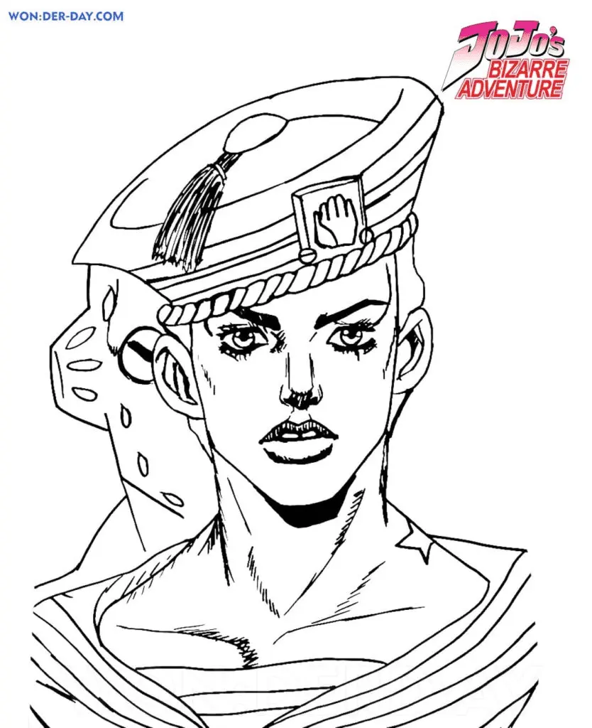 JoJo s Bizarre Adventure Coloring Pages 43