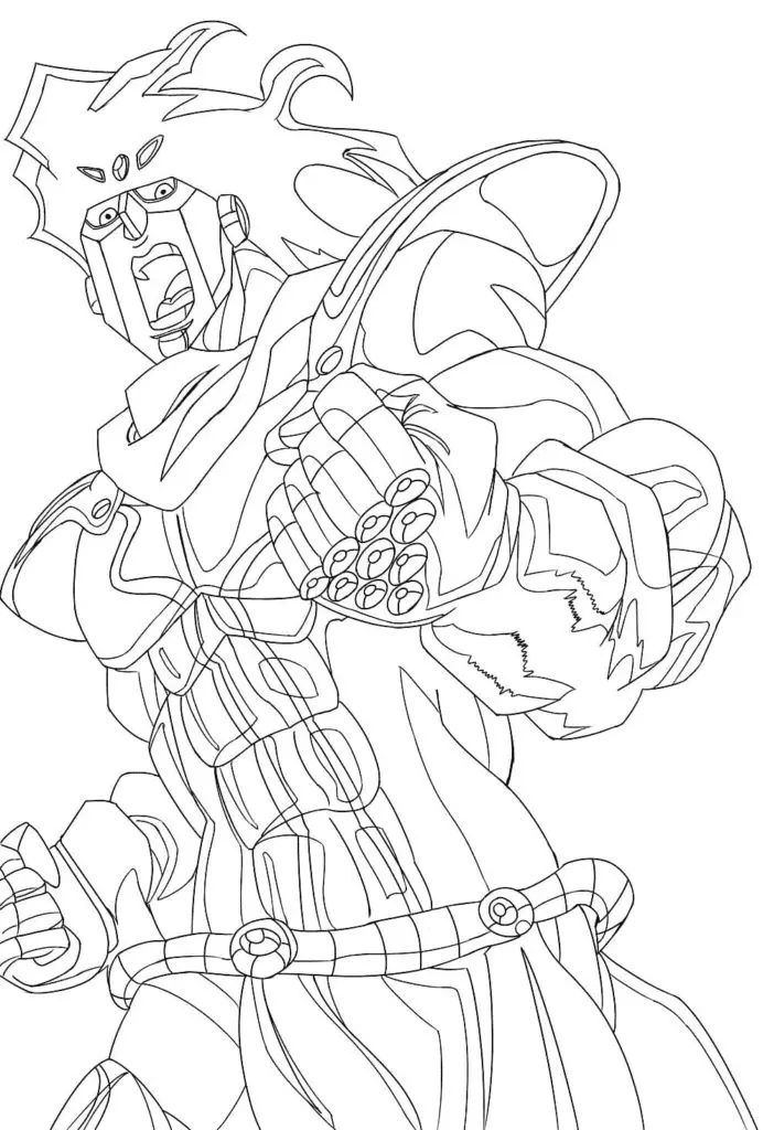 JoJo s Bizarre Adventure Coloring Pages 48