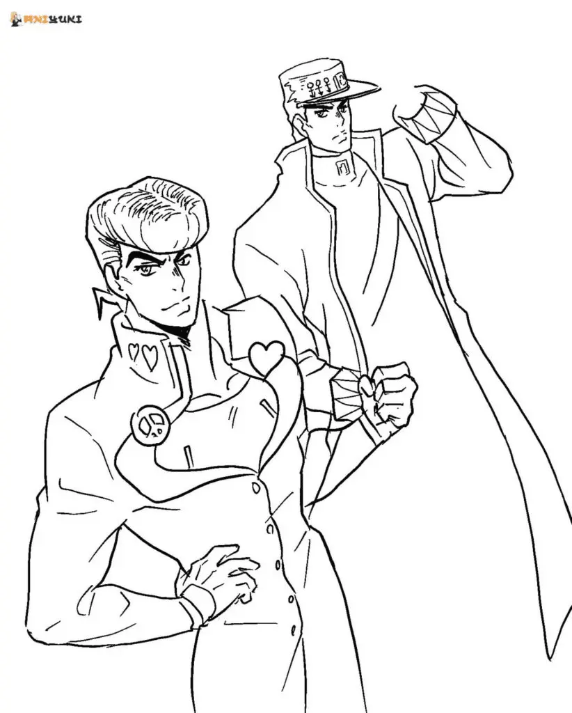 JoJo s Bizarre Adventure Coloring Pages 55