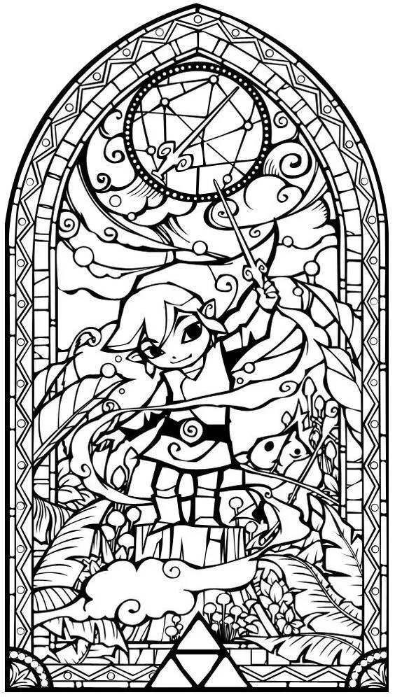 The Legend Of Zelda Tears Of The Kingdom Coloring Pages 26