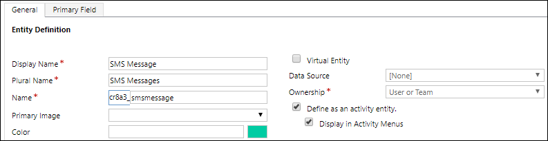 Define as activity table.