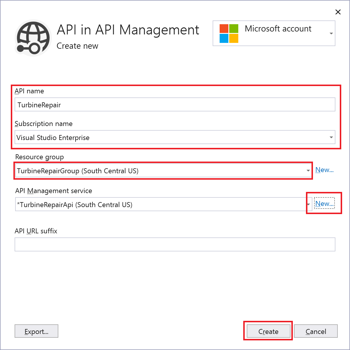 使用 API 建立 APIM 執行個體