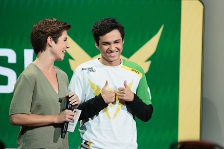 LA Valiant SPACE being interviewed in Overwatch League Inaugural Season.