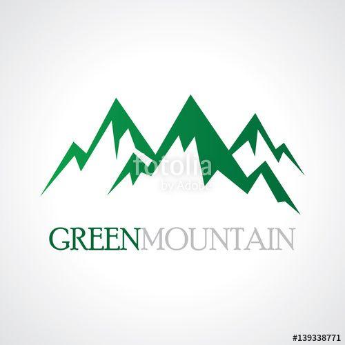 Green Mountain Logo - Green mountain vector logo