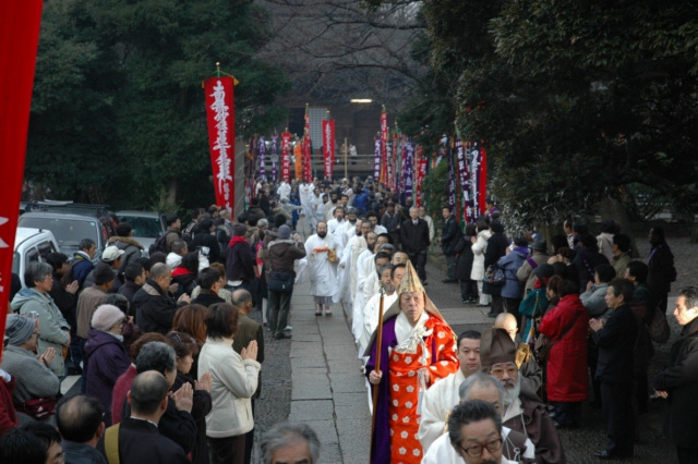 大荒行入行会／中山法華経寺