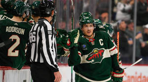 Jared Spurgeon Goal Against Ottawa Senators Wallpaper