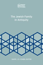 The Jewish Family in Antiquity