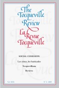 Une théorie de la cohésion sociale cover