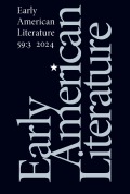 Histories of Print, Manuscript, and Performance in America, American Antiquarian Society, Worcester, Massachusetts, June 2005 (review) cover