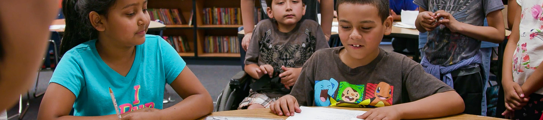 Children in classroom