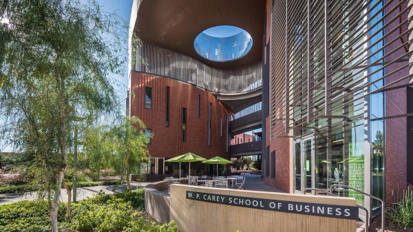 Exterior of McCord Hall on ASU's Tempe campus.