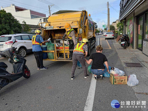 彰縣回收新制上路首日 清潔隊落實垃圾檢查