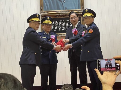 桃市府警察局卸新任分局長及大隊長聯合交接典禮 積極提升桃園治安