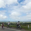 北海道深川巿騎著自行車逍遙遊