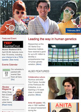 February 2015 Newsletter screenshot