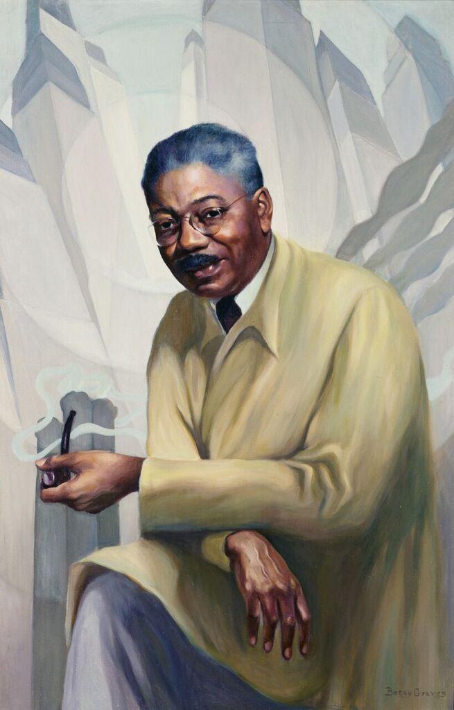 A portrait of Aaron Douglas