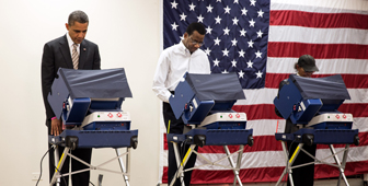 President Obama Votes