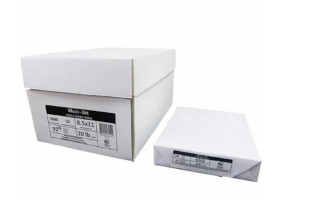 COPY PAPER WHITE,LTR SIZE