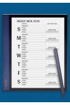 Weekly meal plan template for BOOX Note