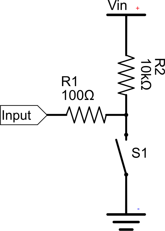 Pull-up Resistor Circuit Schematic