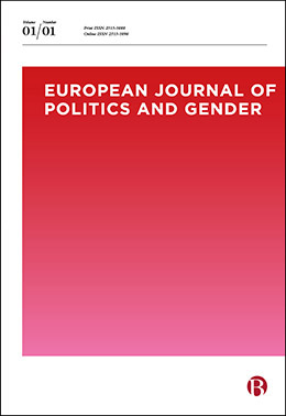 European journal of politics and gender cover