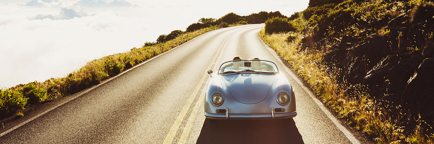 car on a road