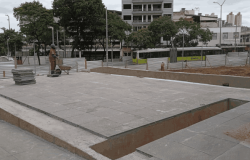 Reforma da Praça Rio Branco (Praça da Rodoviária) entra em nova etapa