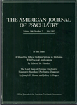 Go to American Journal of Psychiatry 