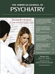 Go to American Journal of Psychiatry 