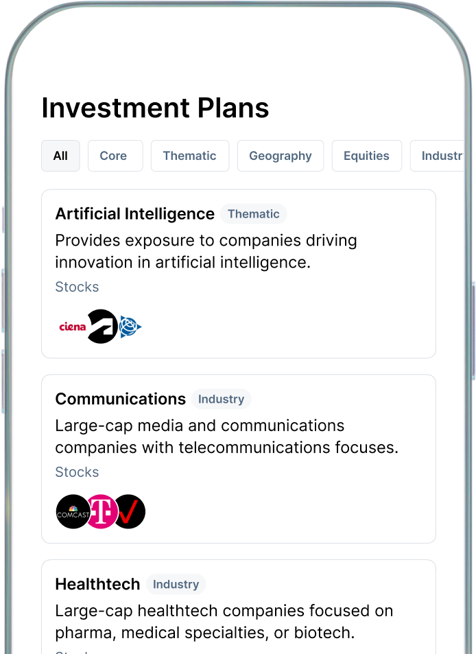 Slide Investment Plans