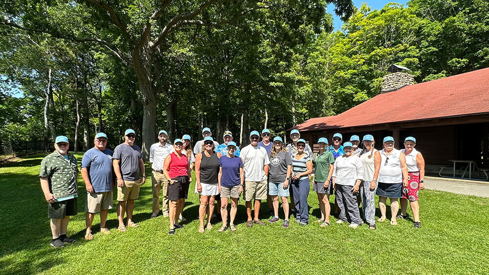 members of the Pre-Designation Sanctuary Advisory Council poses for a photo