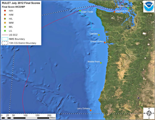 district 13: pacific northwest region map