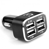 Quadruple USB Car Adapter - 6.2A