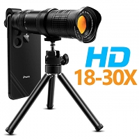 Universal 18-30X Zoom HD Telescope with Tripod Stand