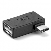 USB 3.1 Type-C Male to USB 2.0 A Female OTG Adapter (90°)