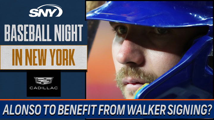 How does Pete Alonso's free agency change after Christian Walker signed with the Astros? | Baseball Night in NY