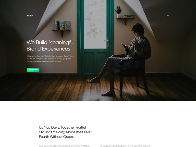 WordPress Theme Page Design