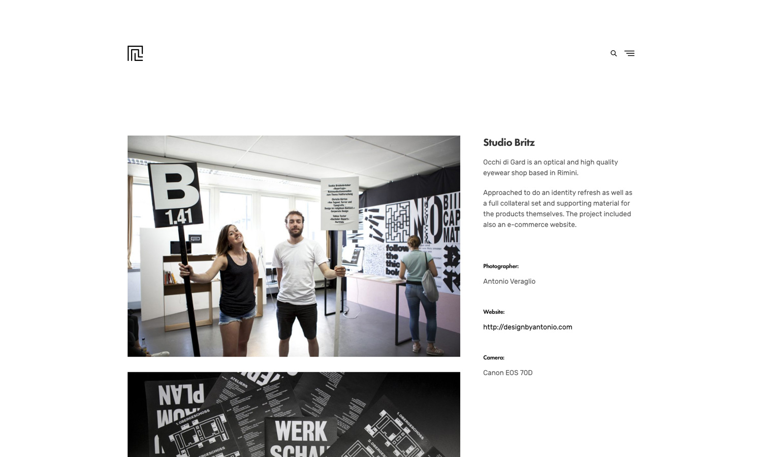 Revolution WordPress Portfolio Style 8